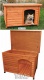 Detail výrobku: Bouda pro psa, dřevěná, rovná střecha 116x82x79cm TRIXIE