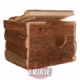 Detail výrobku: Hnízdící budka z přírodního dřeva pro andulky, korely 30x20x20 cm